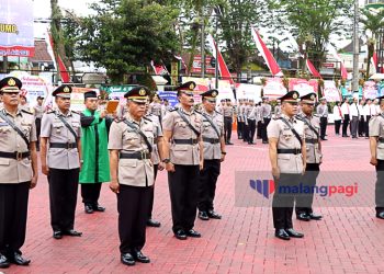 Kapolres Malang Pimpin Sertijab 6 Kapolsek dan 1 Wakapolsek