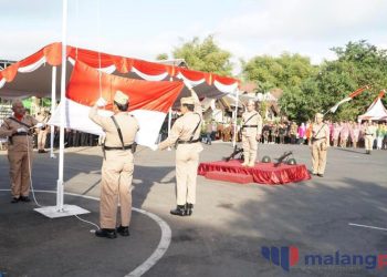 Warga  Sukun Pondok  Indah Malang Peringati HUT Ke-78 RI