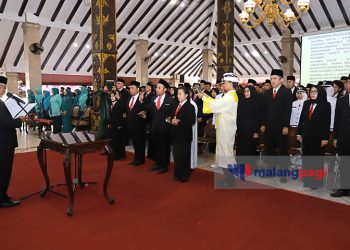 Lantik 88 PNS, Bupati Malang: Jadilah Pelayan Publik yang Baik