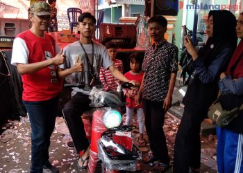 Gebyar Jalan Sehat Warga RW 06 Jodipan Perebutkan Hadiah Utama Motor Listrik