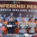 Polsek Lowowaru Polresta Malang Kota Tangkap Sindikat Curanmor dengan Modus Ubah Nomor Rangka dan Mesin