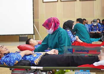 Rayakan 78 Tahun Pelayanan Kemanusiaan, PMI Kota Batu Gelar Donor Darah