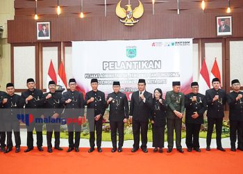 Pj Walikota Batu Lantik 12 Pejabat di Graha Pancasila