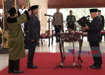 Sanusi Lantik Pj Sekda Kabupaten Malang