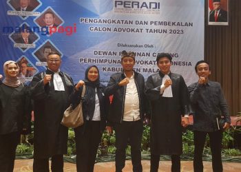 2 Advokat Maha Patih Law Office Resmi Dikukuhkan oleh DPP PERADI RBA
