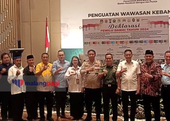 570 Caleg DPRD Lintas Partai Deklarasi Pemilu Damai