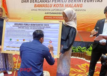 Bawaslu Kota Malang Adakan Deklarasi Pemilu Damai