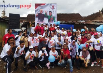 Relawan GGM Kabupaten Malang Sentuh Hati Masyarakat dengan Senam Bersama