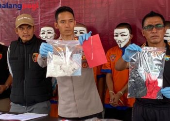 Polres Batu Bekuk Dua Terduga Pengedar Sabu