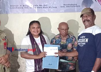 IMAPALMA Salurkan Bantuan dari Sesepuh NTT Malang Raya kepada Korban Erupsi Gunung Lewotobi