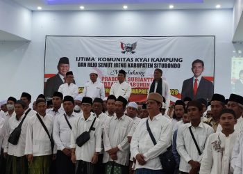 Ijtima Ratusan Kiai Kampung dan Rejo Semut Ireng Situbondo Deklarasi Dukungan untuk Prabowo Gibran
