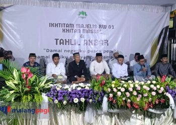 Redam Tensi Pasca Pemilu, Warga Kelurahan Mojolangu Gelar Tahlil Akbar