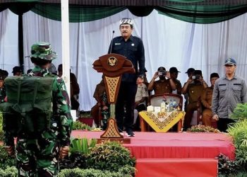 Wakil Ketua DPRD Kabupaten Blitar Imbau TMMD Dilaksanakan Secara Gotong Royong