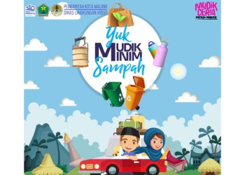 KLHK Bersama DLH Kota Malang Ajak Mudik Minim Sampah