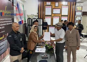 Gandeng Rizky Boncel, Heri Cahyono Resmi Daftar ke KPU Kota Malang