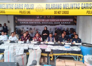 Produksi di Kota Malang, Pabrik Narkoba Terbesar se Indonesia Terbongkar