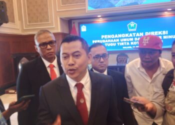 Pj Wali Kota Malang Lantik Jajaran Direksi Perumda Tugu Tirta Periode Baru