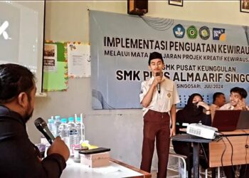 SMK Plus Al Ma’arif Singosari Dorong Siswa Jadi Wirausahawan Kreatif