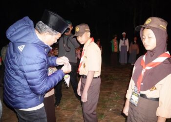 Tekankan Kehidupan Bersosial Melalui Pramuka, Lembaga Sriwedari Kukuhkan 44 Penggalang Ramu