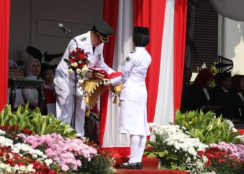 Upacara HUT RI ke-79 Momen Pj Wali Kota Malang Kuatkan Sinergi