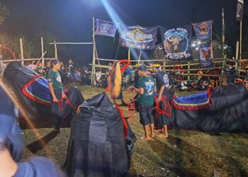 Gebyar Seni Bantengan Putro Tirto Aji Bukti Nyata Kesenian Peduli Sesama