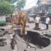 Jalan Ambrol Sepanjang 7 Meter di Muharto Kota Malang Langsung Diperbaiki