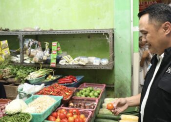 Antisipasi Inflasi, Pj Wali Kota Malang Pantau Harga dan Stok Bahan Pokok di Pasar