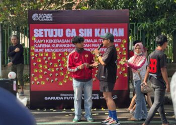 Garuda Futsal League Series II, Kampanye Positif Peduli Kekerasan Remaja di Malang