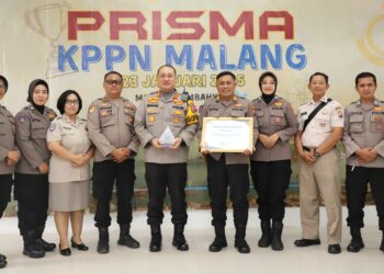 Polresta Malang Kota Raih Peringkat II Kinerja Satker Terbaik dari KPPN Malang