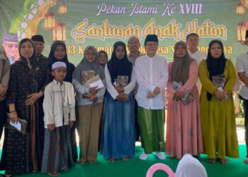 Komisaris PT ACA Iwan Kurniawan Tanamkan Nilai Nasionalisme dan Agama Kepada Anak Yatim Piatu