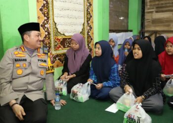 Gelar Safari Ramadan, Polresta Malang Kota Buka Puasa Bersama Anak Yatim Piatu