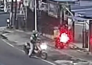 Viral Aksi Begal Terekam CCTV di Bandulan Kota Malang, Driver Ojol Jadi Korban