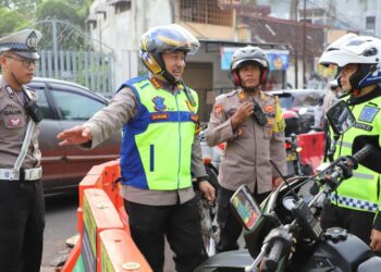 Antisipasi Kemacetan, Kapolresta Malang Kota Intensif Monitoring Jalur Balik Pemudik