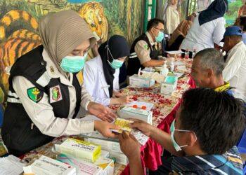 Polresta Malang Kota Bakti Kesehatan Gratis untuk Warga Kampung Tematik