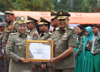 Kota Malang Borong Tiga Penghargaan, Wali Kota Malang: Trantibumlinmas Jadi Semangat Bersama