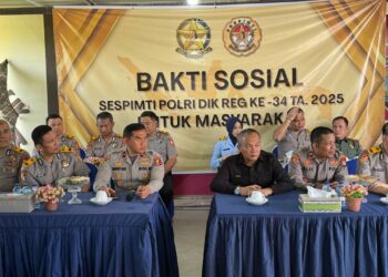 Bakti Sosial Sespimti Dikreg ke-34 Tahun 2025, Bagikan Ratusan Paket Sembako untuk Masyarakat
