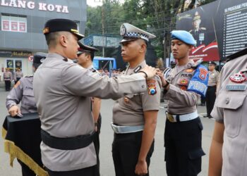 Kapolresta Malang Kota Naikkan Pangkat 54 Personel Jelang Hari Bhayangkara ke-79