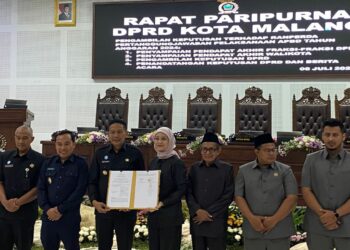 DPRD Kota Malang Setujui Ranperda Pertanggungjawaban Pelaksanaan APBD 2024