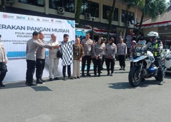 GPM Polri Tahap Dua, Kapolresta Malang Kota Lepas 48,5 Ton Beras Murah