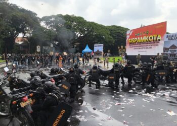 Gelar Simulasi Sispamkota, Pemkot dan Polresta Malang Kota Tegaskan Pentingnya Antisipasi Dini