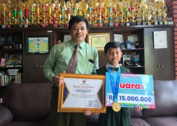 Siswa SD Unggulan AL-YA’LU Kota Malang Sumbang Medali Emas dalam Ajang OSN 2025