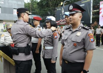 Awali Tahun 2026, 86 Personel Polresta Malang Kota Naik Pangkat