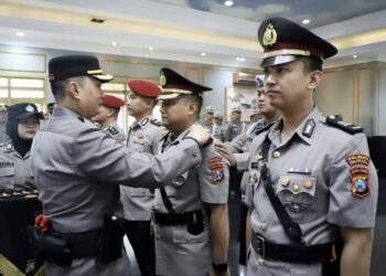 Polresta Malang Kota Gelar Sertijab dan Pelantikan Pejabat Strategis