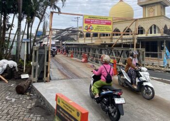 Pembangunan Jembatan Permanen Sonokembang Dimulai, Bailey Bakal Ditutup Selama Empat Hari
