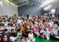 Semangat Iwan Kurniawan Tak Pernah Padam, Hibur dan Santuni 1.178 Anak Yatim di Tiga Kecamatan Kabupaten Malang