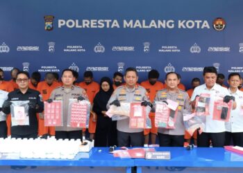 Operasi Tumpas Narkoba Semeru 2026, Polresta Malang Kota Ungkap 45 Kasus